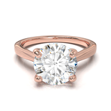 Cathedral Solitaire Frame 1.8mm thickness Yellow Gold