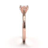 Cathedral Solitaire Frame 1.8mm thickness Yellow Gold
