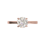 Cathedral Solitaire Frame 1.8mm thickness Yellow Gold
