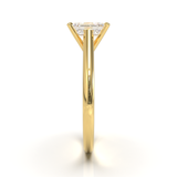 Cathedral Solitaire Frame 1.8mm thickness Yellow Gold