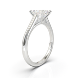 Cathedral Solitaire Frame 1.8mm thickness White Gold