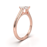 Cathedral Solitaire Frame 1.8mm thickness Rose Gold