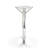 Cathedral Solitaire Frame 1.8mm thickness White Gold
