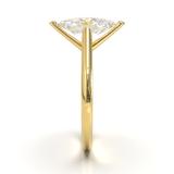 Cathedral Solitaire Frame 1.8mm thickness Yellow Gold