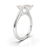 Cathedral Solitaire Frame 1.8mm thickness White Gold