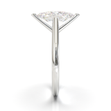 Cathedral Solitaire Frame 1.8mm thickness White Gold