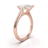 Cathedral Solitaire Frame 1.8mm thickness Rose Gold