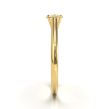 Cathedral Solitaire Frame 1.8mm thickness Yellow Gold
