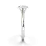 Cathedral Solitaire Frame 1.8mm thickness White Gold