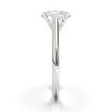 Cathedral Solitaire Frame 1.8mm thickness White Gold