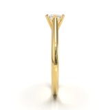 Cathedral Solitaire Frame 1.8mm thickness Yellow Gold