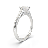 Cathedral Solitaire Frame 1.8mm thickness White Gold