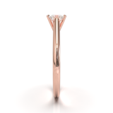 Cathedral Solitaire Frame 1.8mm thickness Rose Gold