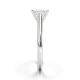 Cathedral Solitaire Frame 1.8mm thickness White Gold