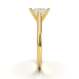Cathedral Solitaire Frame 1.8mm thickness Yellow Gold