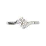 White Gold Floating Frame