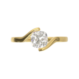 Yellow Gold Floating Frame