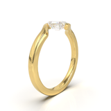 Yellow Gold Floating Frame