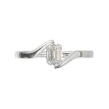 White Gold Floating Frame