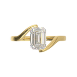 Yellow Gold Floating Frame