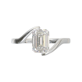 White Gold Floating Frame