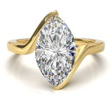 Yellow Gold Floating Frame