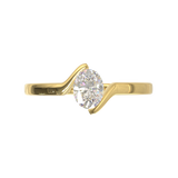 Yellow Gold Floating Frame