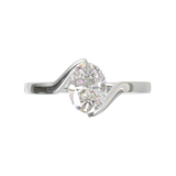 White Gold Floating Frame