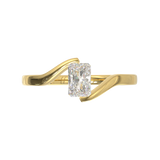 Yellow Gold Floating Frame