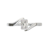 White Gold Floating Frame