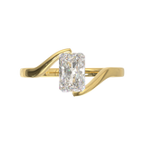 Yellow Gold Floating Frame
