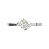 White Gold Floating Frame