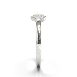 White Gold Floating Frame