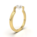 Yellow Gold Floating Frame