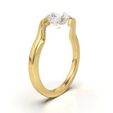 Yellow Gold Floating Frame