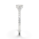 Montura Pavé 0.01 Catedral Oro Blanco