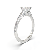 Montura Pavé 0.01 Catedral Oro Blanco