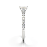 Montura Pavé 0.01 Catedral Oro Blanco