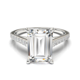 Montura Pavé 0.01 Catedral Oro Blanco