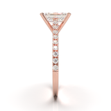 Montura Pavé 0.01 Catedral Oro Rosa