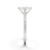 Montura Pavé 0.01 Catedral Oro Blanco