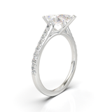 Montura Pavé 0.01 Catedral Oro Blanco