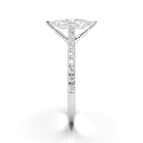 Montura Pavé 0.01 Catedral Oro Blanco
