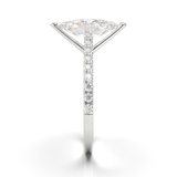 Montura Pavé 0.01 Catedral Oro Blanco