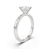 Pavé Frame 3,2,1 White Gold
