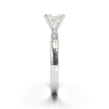Pavé Frame 3,2,1 White Gold