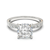 Pavé Frame 3,2,1 White Gold