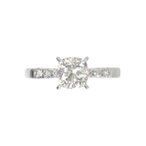 Pavé Frame 3,2,1 White Gold