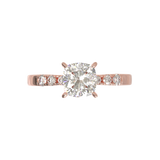 Pavé Frame 3,2,1 Rose Gold