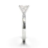 Pavé Frame 3,2,1 White Gold